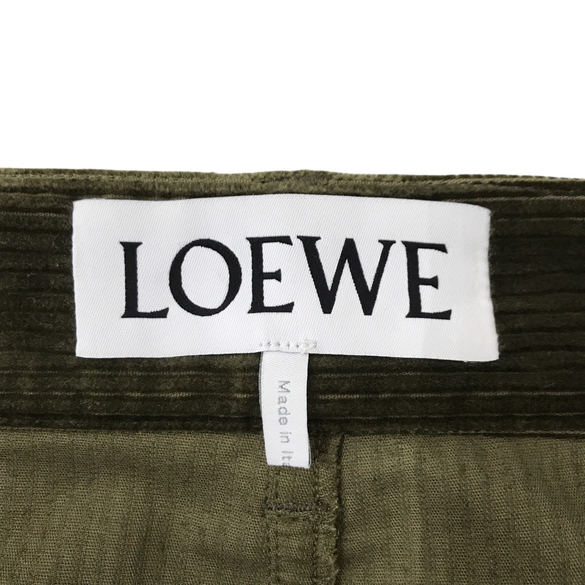 LOEWE カシミヤ混ワイドコーデュロイパンツH526Y04WET 古着・中古-3枚目のアイテム画像