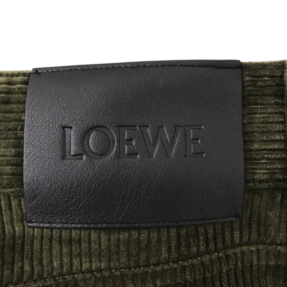 LOEWE カシミヤ混ワイドコーデュロイパンツH526Y04WET 古着・中古-6枚目のアイテム画像
