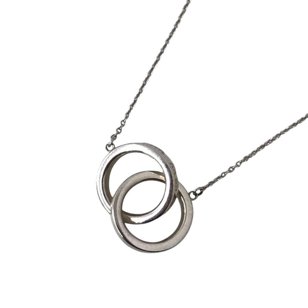 ティファニー 1837 インターロッキング ダブルサークル ネックレス シルバー Tiffany ＆ Co．(ティファニー) 1837インターロッキングサークル