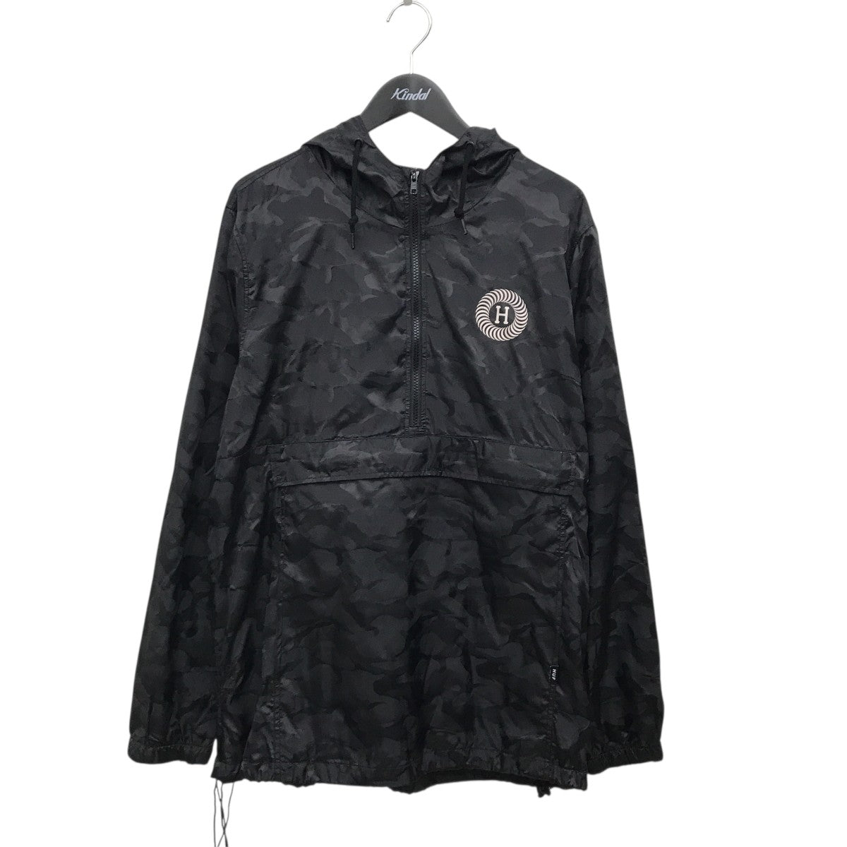 HUF×SPITFIRE カモフラージュ柄アノラックパーカー 古着・中古-1枚目のアイテム画像