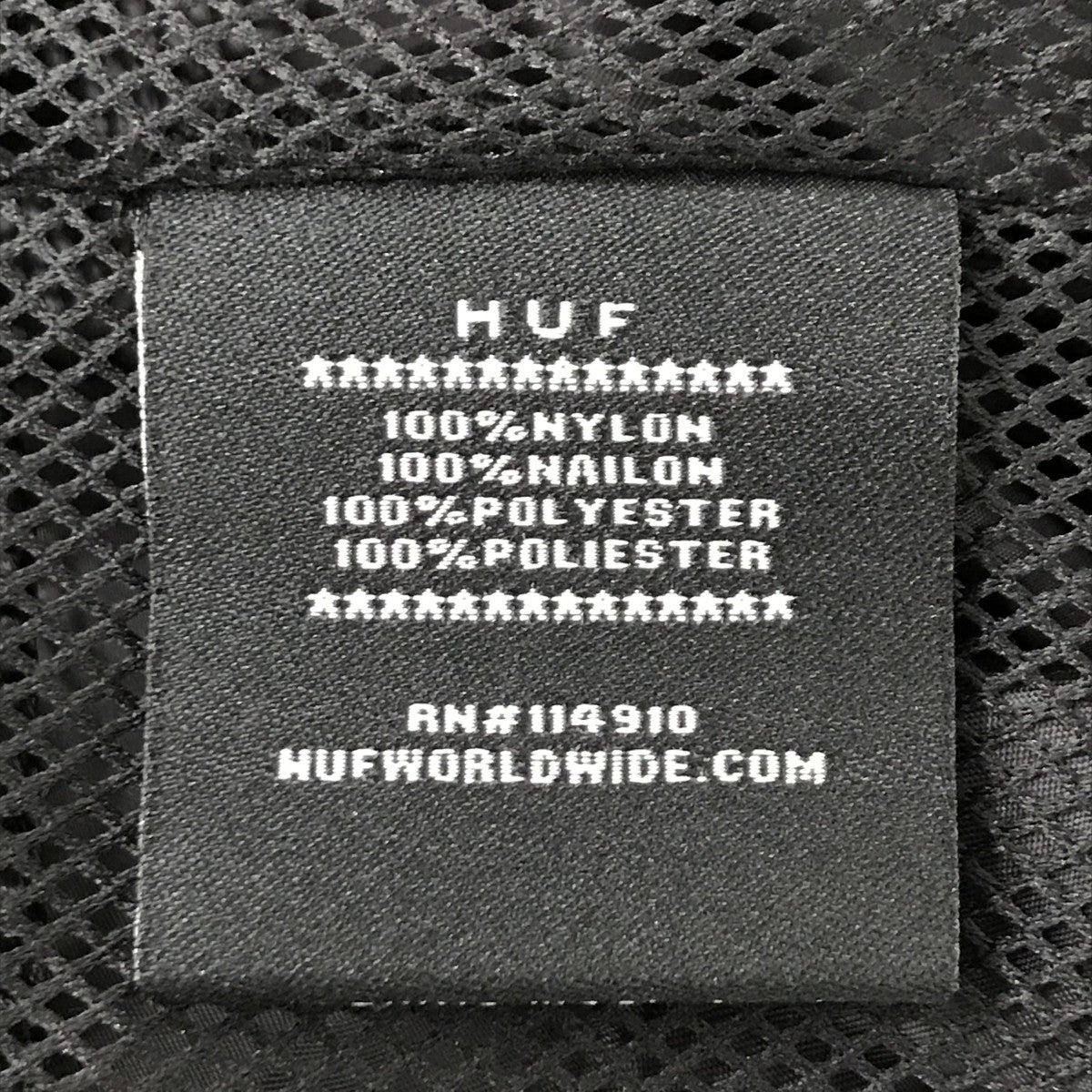 HUF×SPITFIRE カモフラージュ柄アノラックパーカー 古着・中古-4枚目のアイテム画像