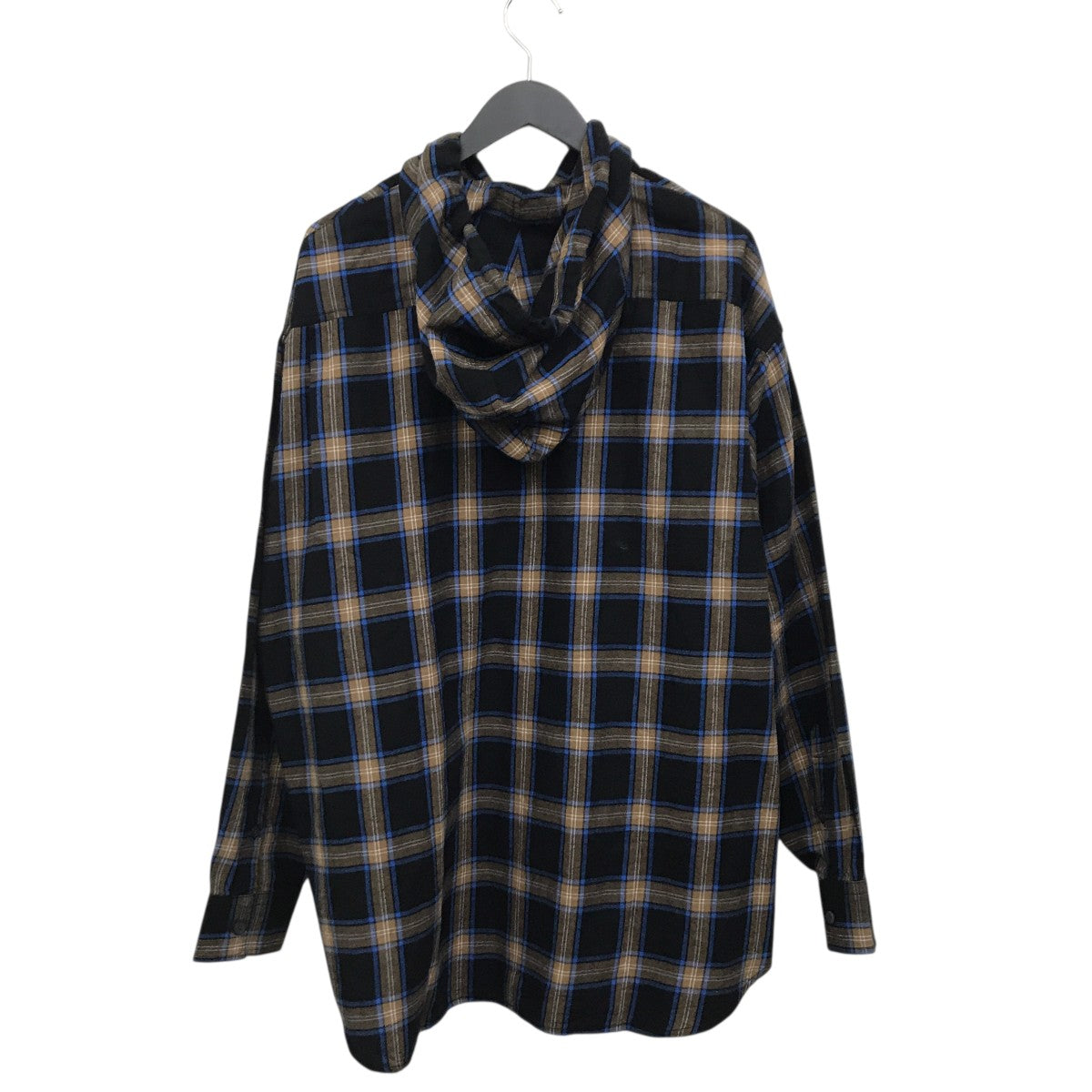 DIESEL(ディーゼル) S-DEWNY-HOOD-AJFI フード付きチェックシャツ0AJFI