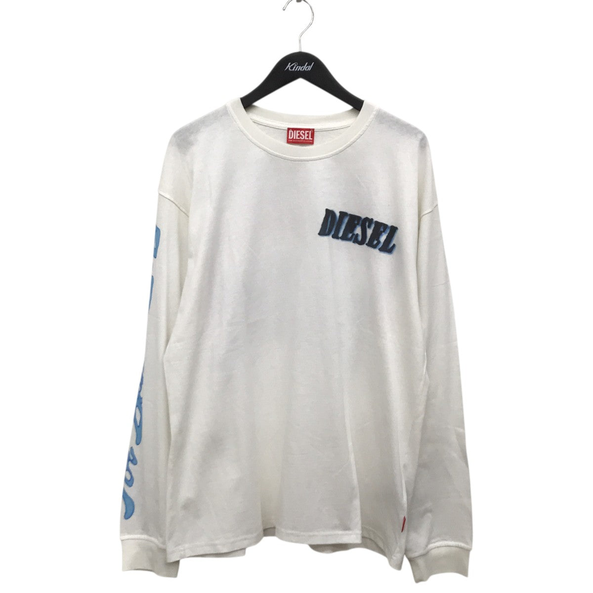 DIESEL ホワイト ロンT DIESEL 0AKAK長袖TシャツT-BOXT-LS-Q15 T-BOXT-LS-Q15 ホワイト サイズ