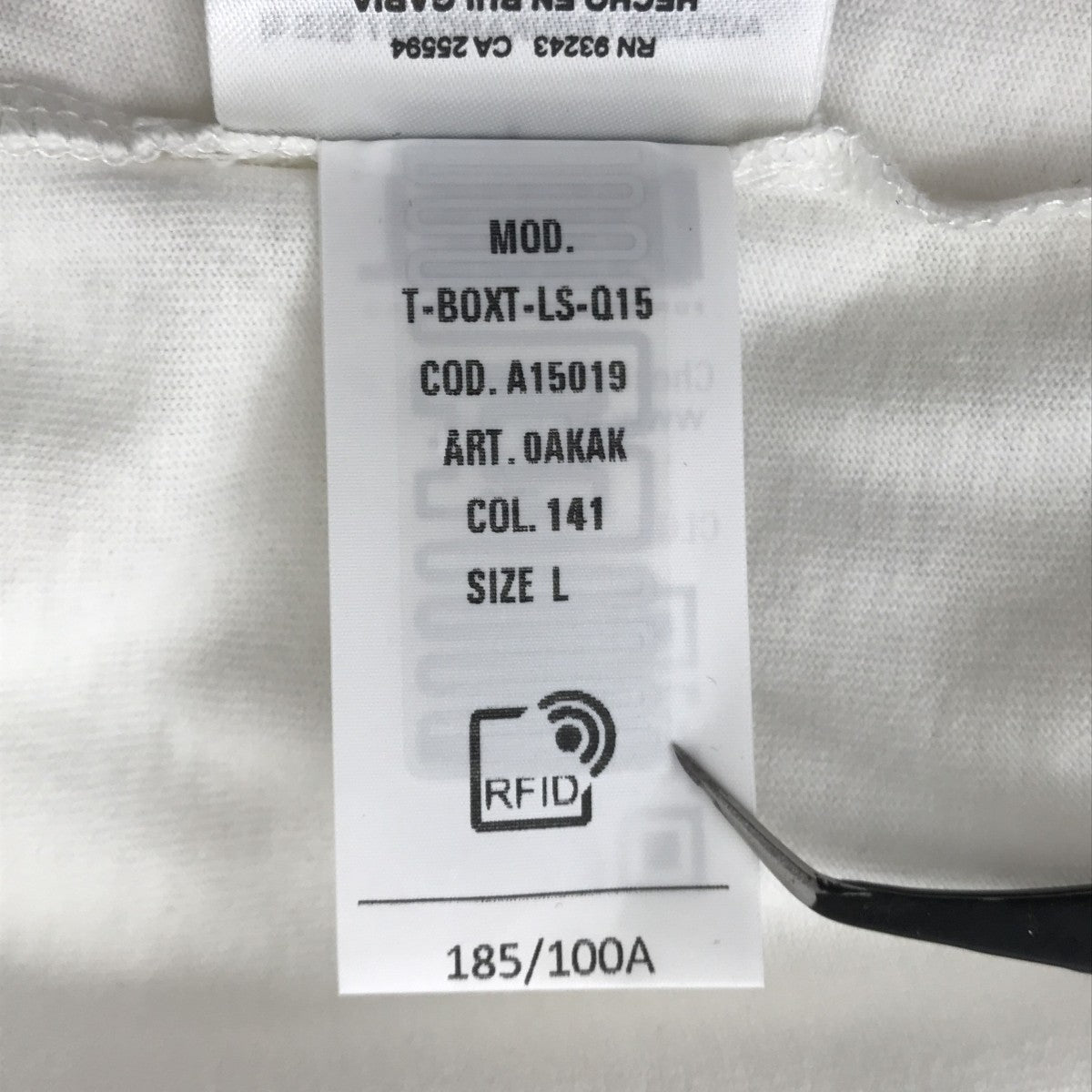 0AKAK長袖TシャツT-BOXT-LS-Q15