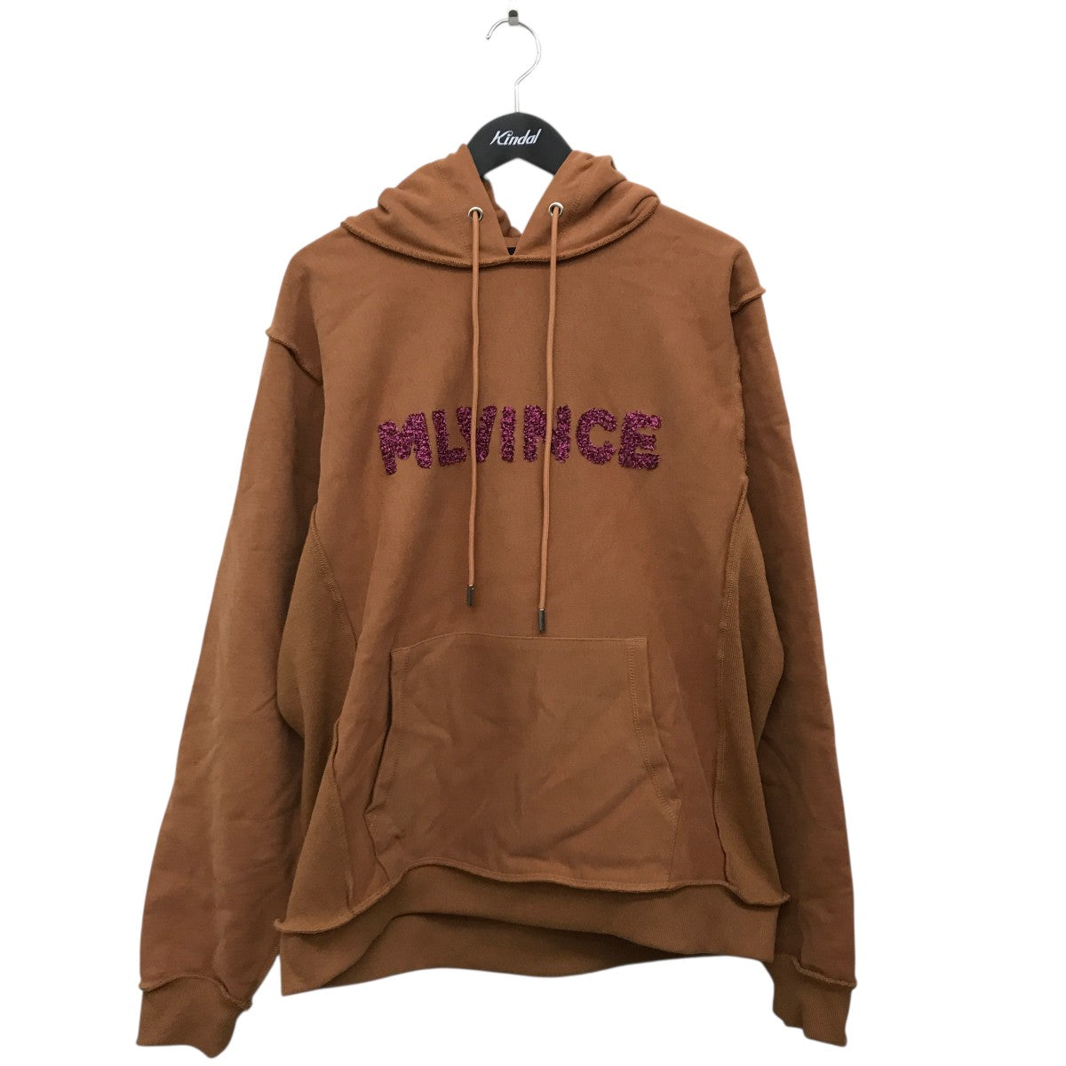 MLVINCE 21AWINSIDEOUTHEAVYWEIGHTEMBROIDERYLOGO HOODIEパーカー 古着・中古-1枚目のアイテム画像