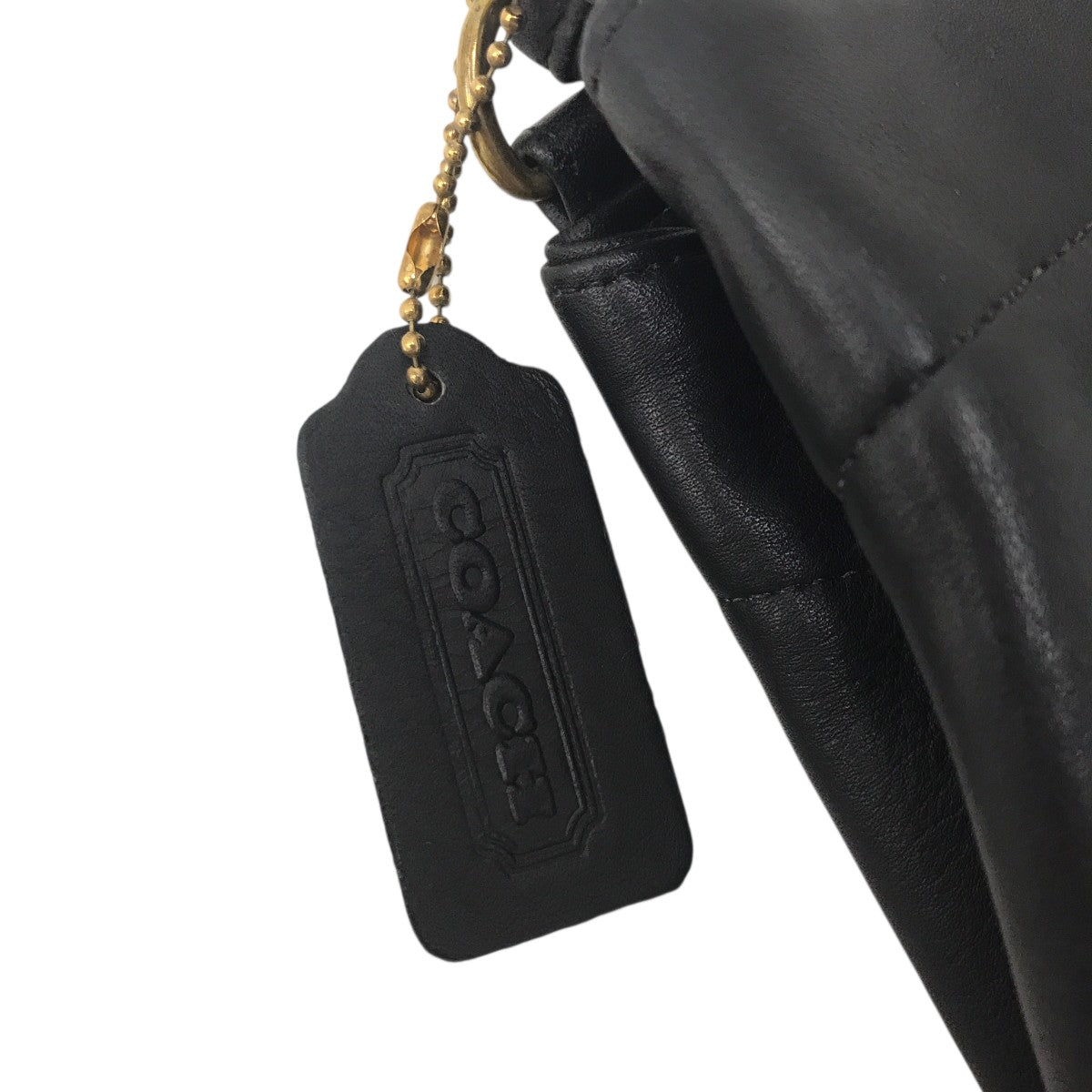 COACH OLDCOACHレザーショルダーバッグ0803-310 古着・中古-5枚目のアイテム画像
