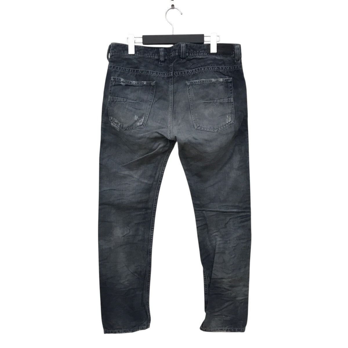DIESEL クラッシュ加工パンツ 古着・中古-2枚目のアイテム画像