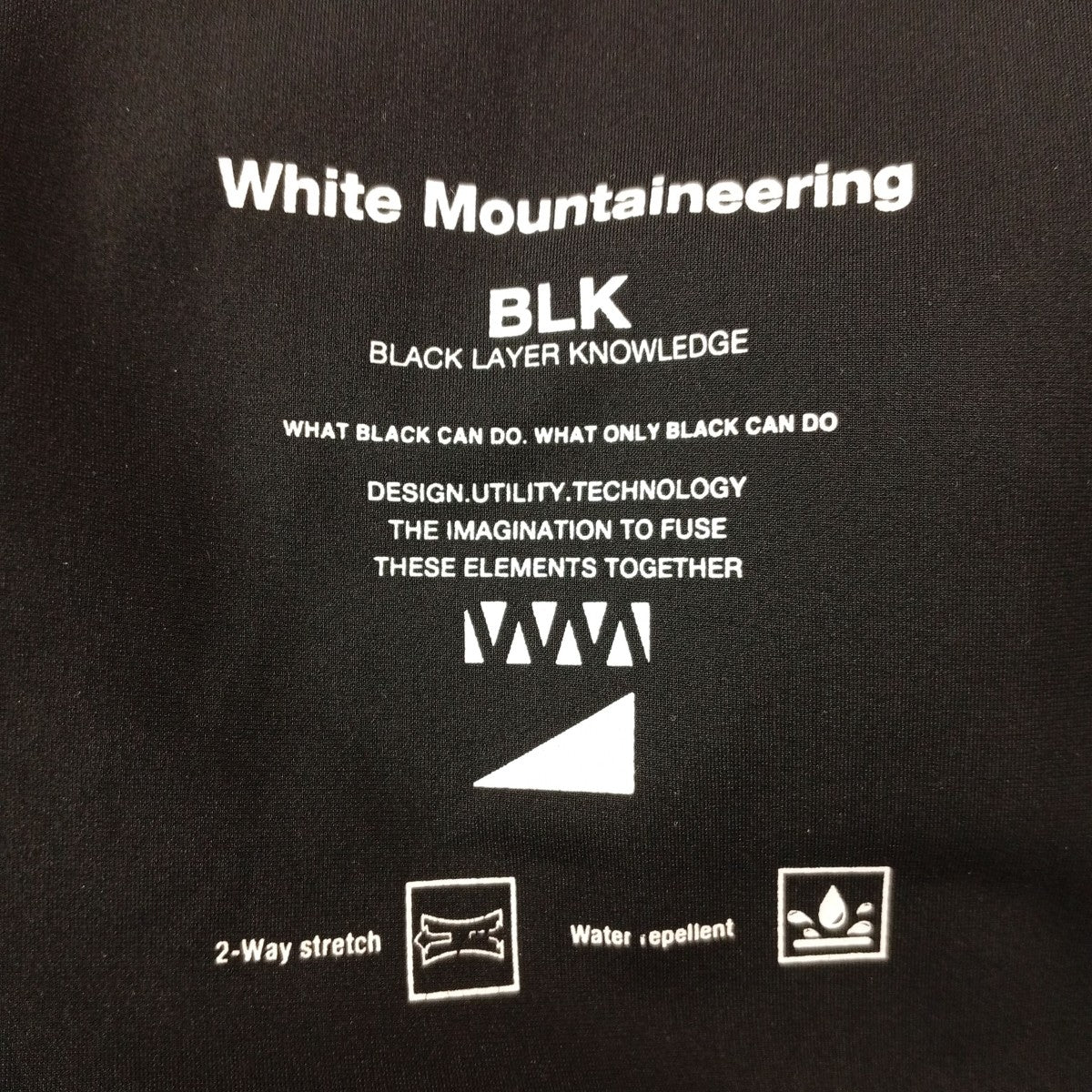 WHITE MOUNTAINEERING JERSEY SAROUEL SHORT PANTSハーフパンツBK2271405 古着・中古-3枚目のアイテム画像