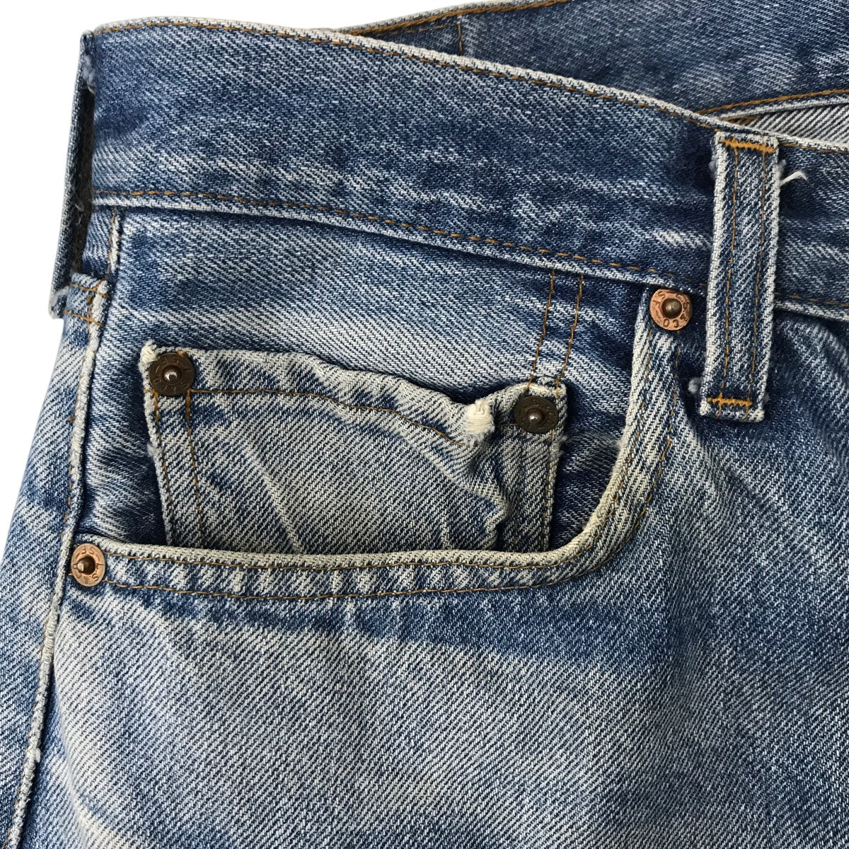 LEVI'S(リーバイス) 80s 501 赤耳 黒カン ボタン裏524デニムパンツ