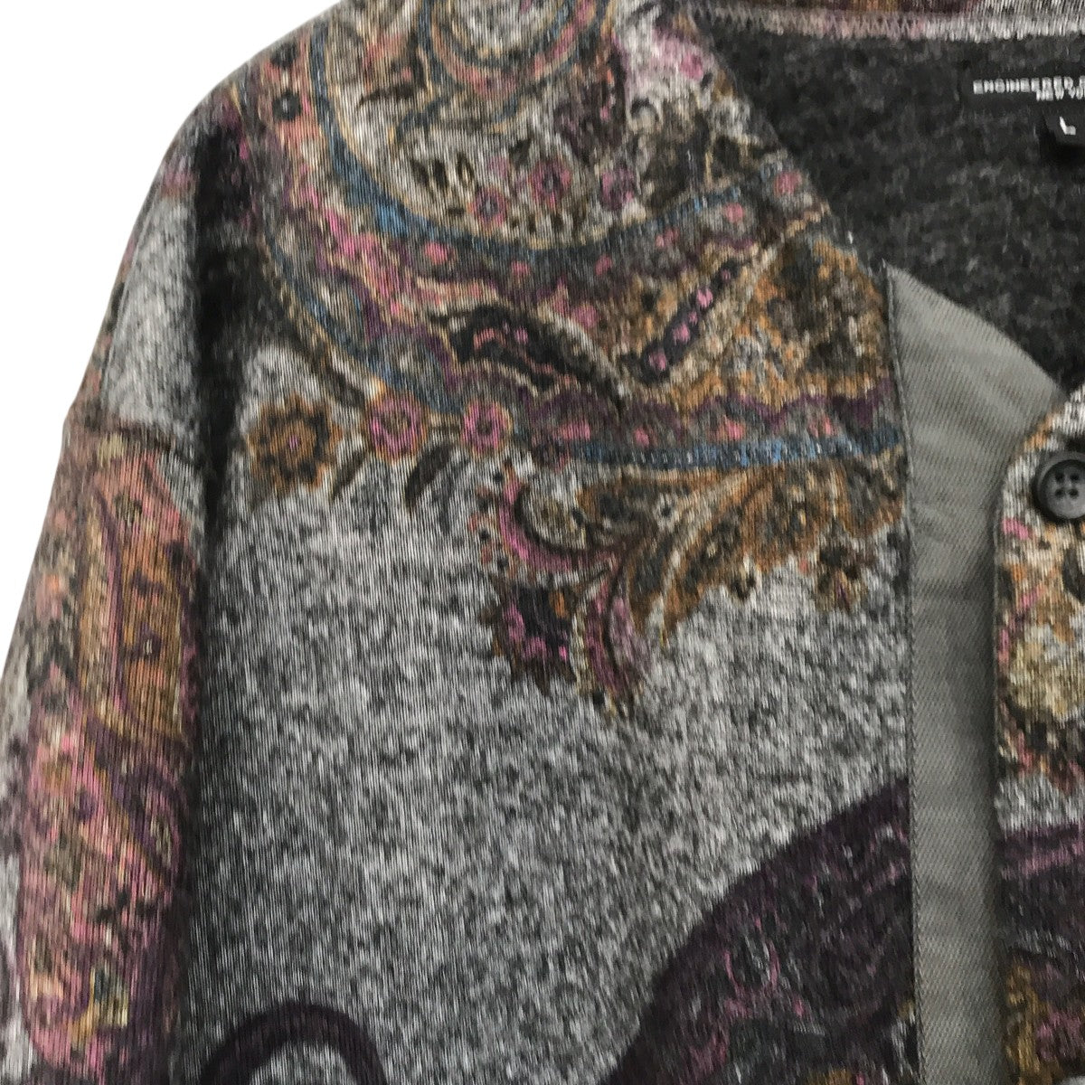 Engineered Garments / V NECK POPOVER Poly Wool Paisley Print Knit/L/ポリエステル/マルチカラー Engineered Garments(エンジニアドガーメンツ) V NECK POPOVER Poly