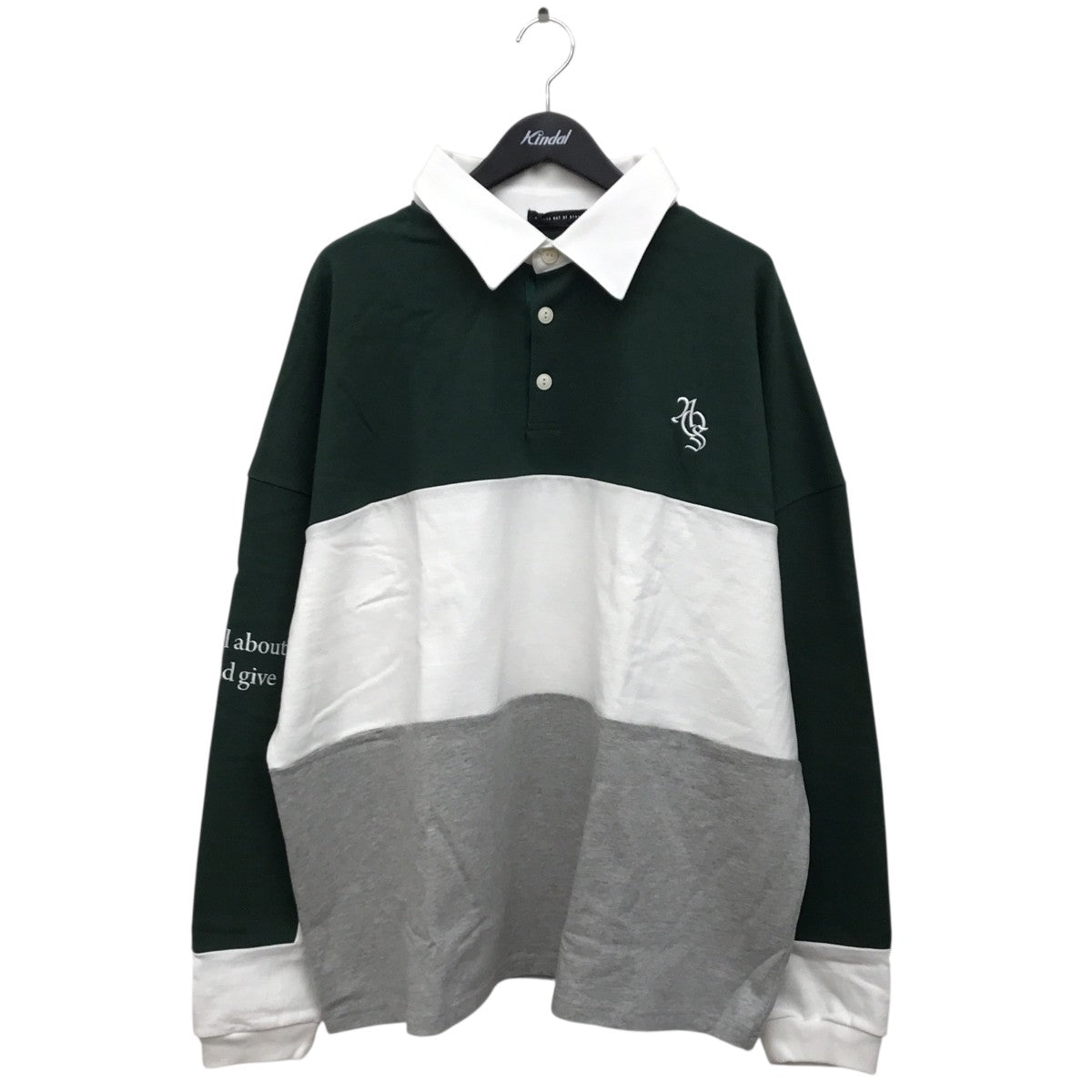 Always Out Of Stock SWITCHED FOOTBALL SHIRT長袖カットソーHA-023103508 古着・中古-1枚目のアイテム画像