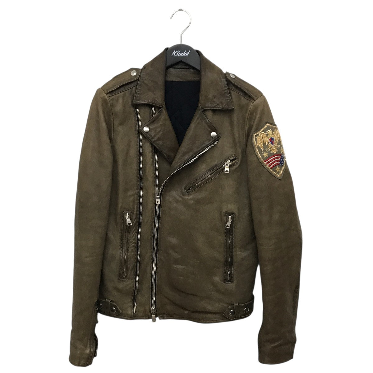 PIERRE BALMAIN(ピエールバルマン) レザーショールテーラード