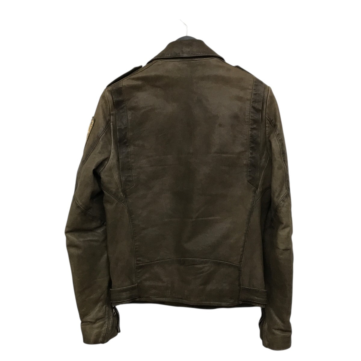 BALMAIN(バルマン) ライダースジャケット ブラウン サイズ 46｜【公式