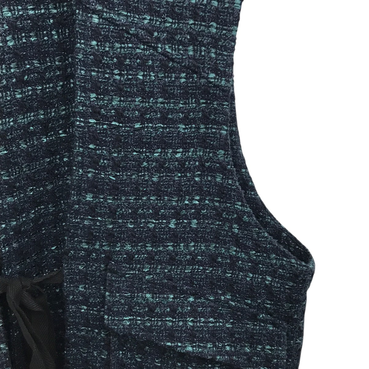 SUBLATIONS GLITTERY TWEED HELI-CREW VEST ．07ベストS071306 古着・中古-6枚目のアイテム画像