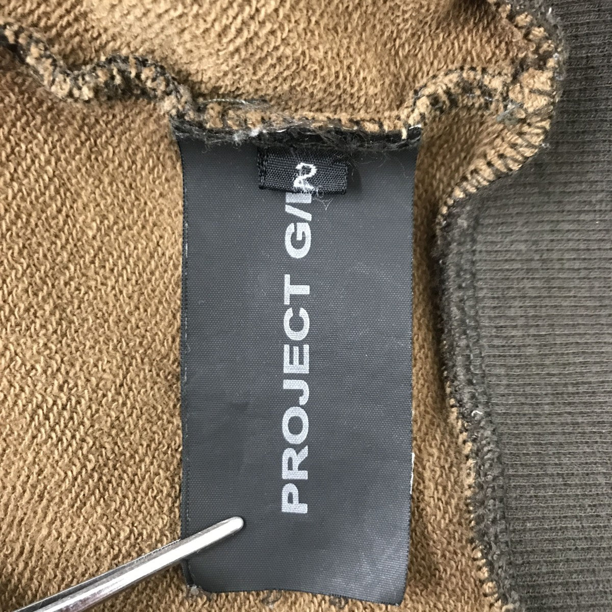 PROJECT G／R ZYGON ZIP HOODIEジップパーカーPG24FWMH03-EXCLUSIVE 古着・中古-6枚目のアイテム画像