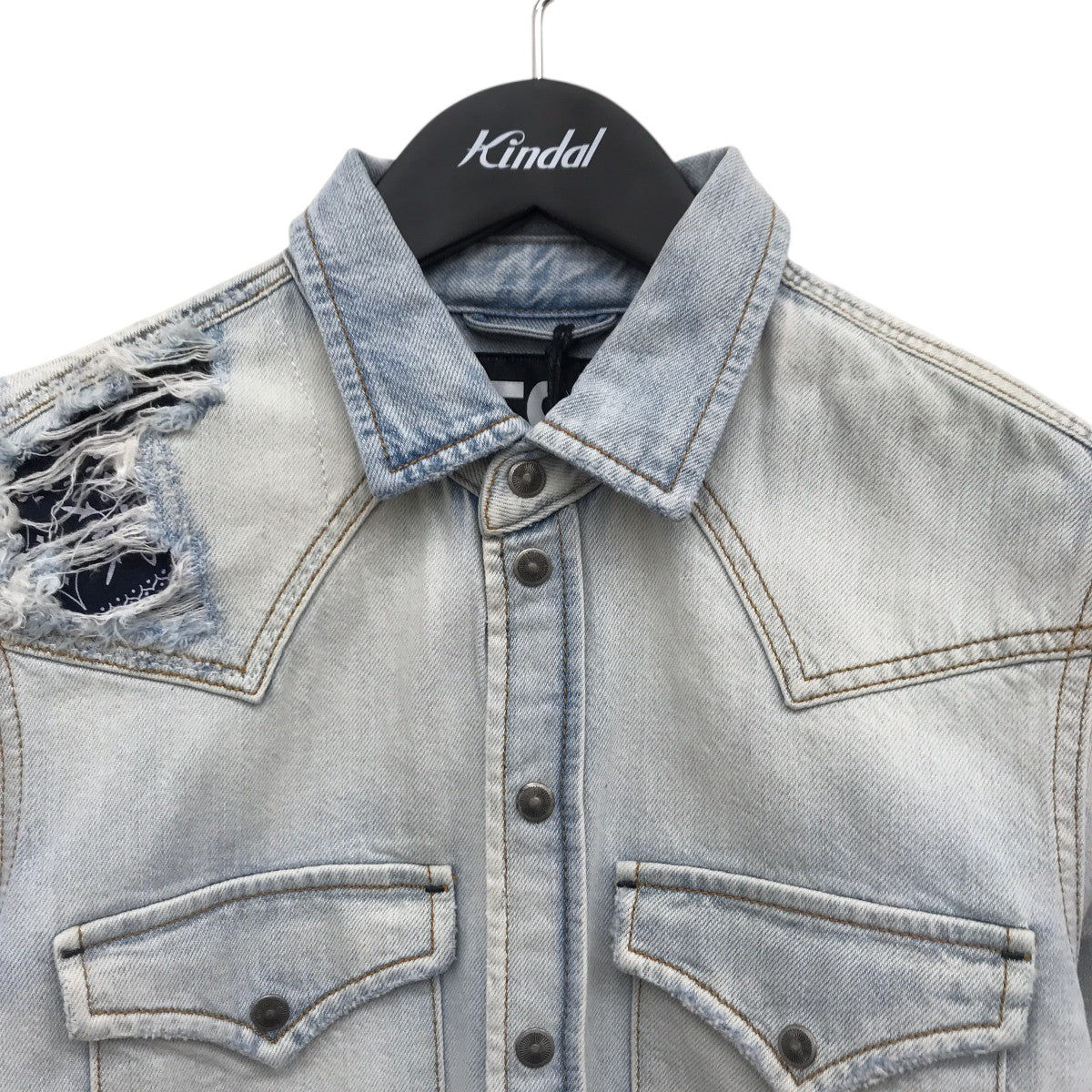 DIESEL DE-BANDY CAMICIAデニムシャツ 古着・中古-6枚目のアイテム画像