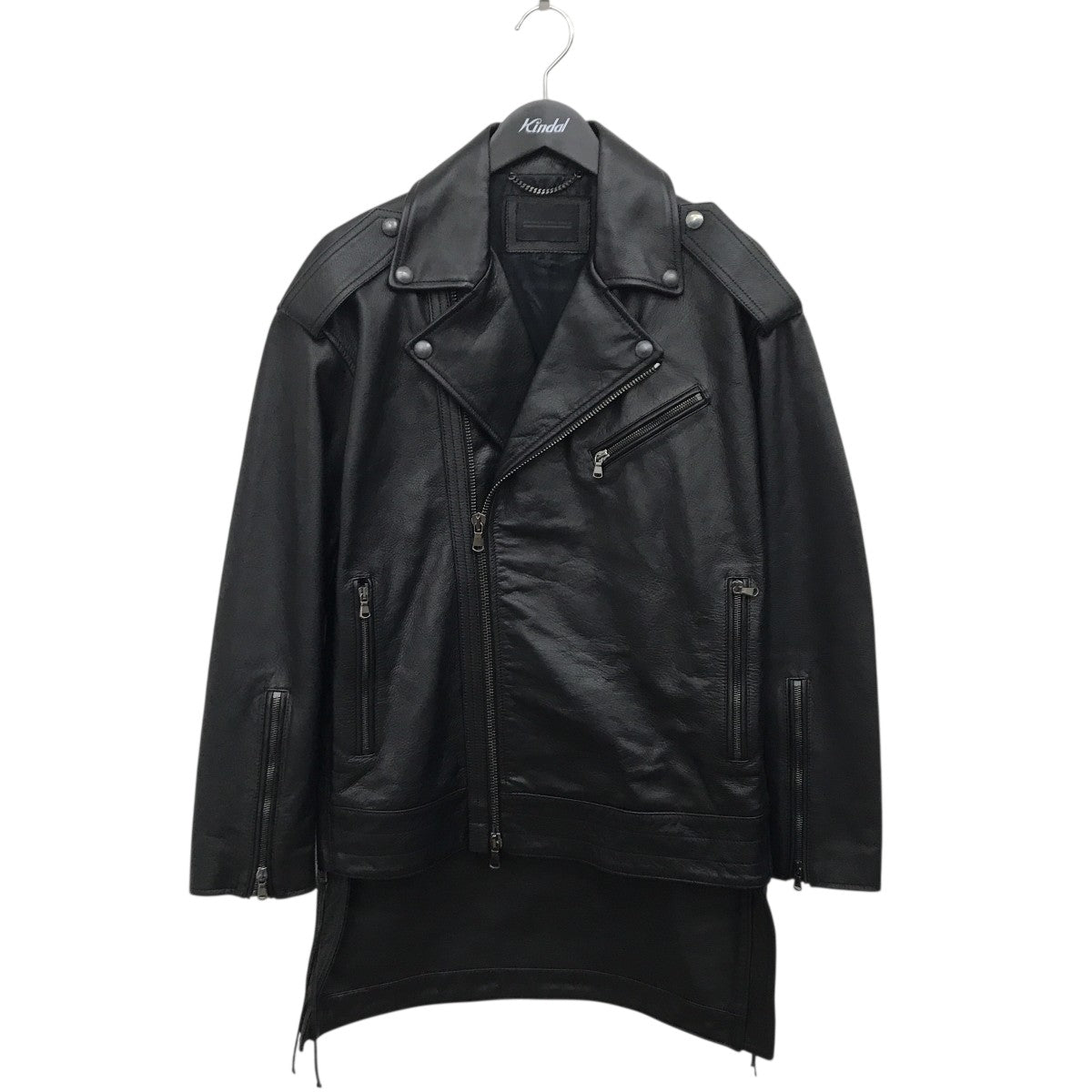 DIESEL BLACK GOLD 燕尾 レザーダブルライダースジャケット 古着・中古-1枚目のアイテム画像