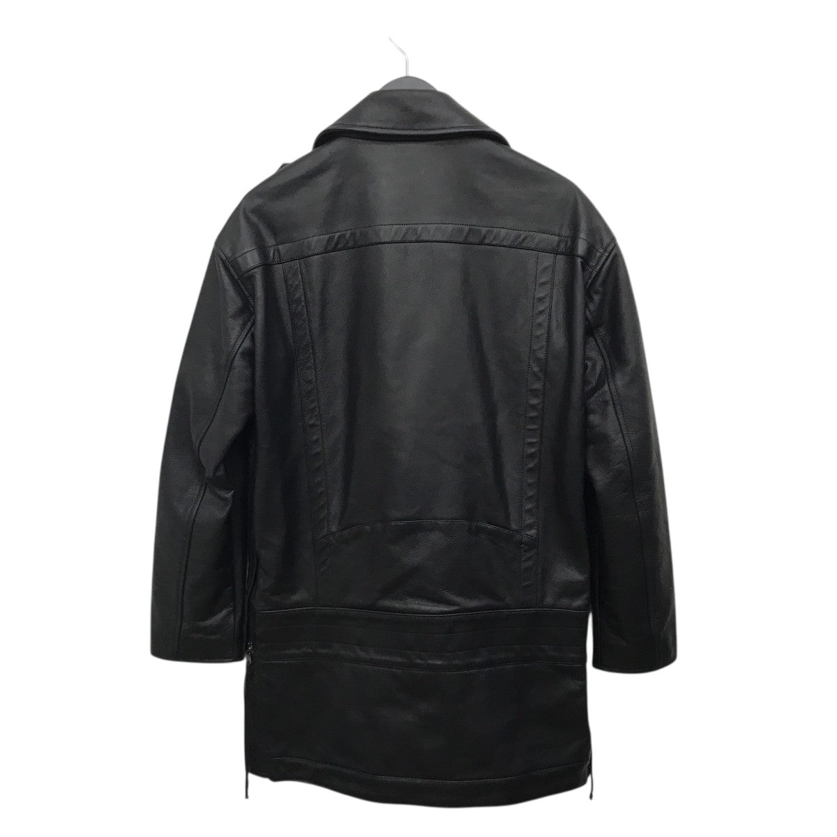 DIESEL BLACK GOLD 燕尾 レザーダブルライダースジャケット 古着・中古-2枚目のアイテム画像
