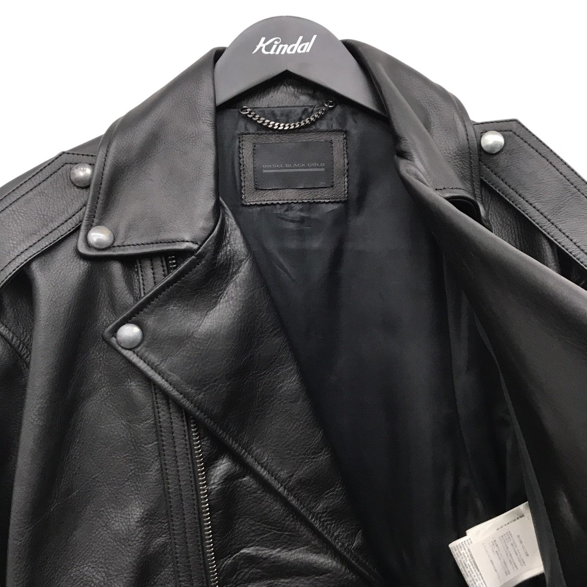 DIESEL BLACK GOLD(ディーゼルブラックゴールド) 燕尾 レザーダブル