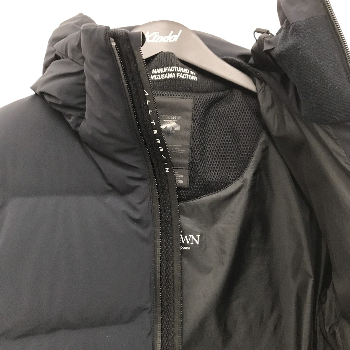 ALL TERRAIN STORM ストーム 水沢 ジップアップ フーディーダウンジャケットDAMMGK33U