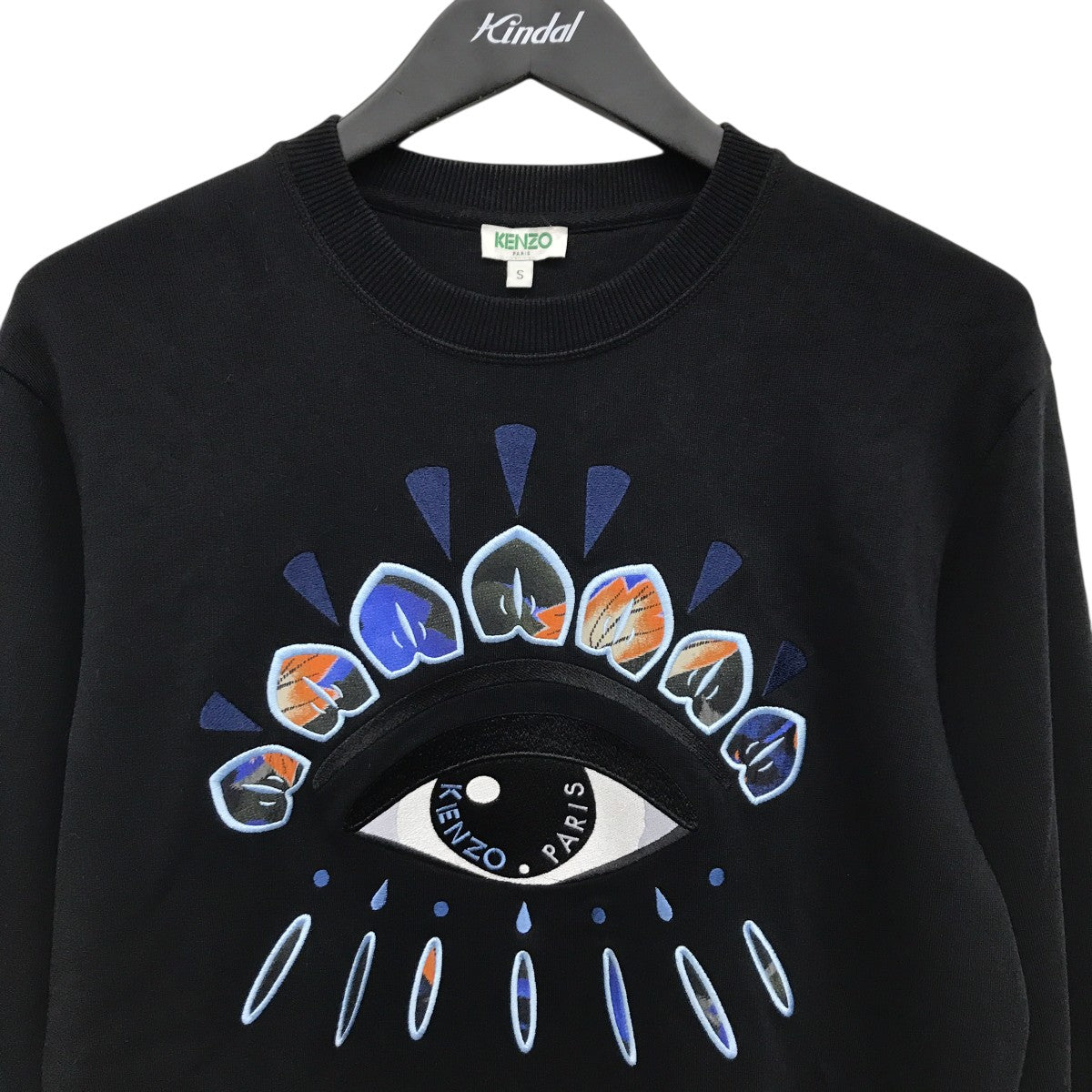 KENZO Eye Embroidered Crew SweatトレーナーF865SW0924XK 古着・中古-5枚目のアイテム画像