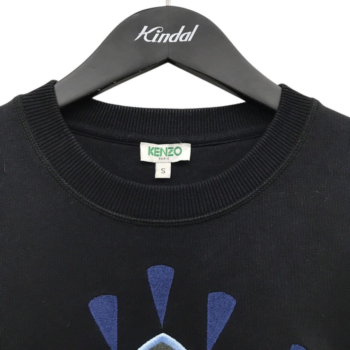 KENZO Eye Embroidered Crew SweatトレーナーF865SW0924XK 古着・中古-6枚目のアイテム画像
