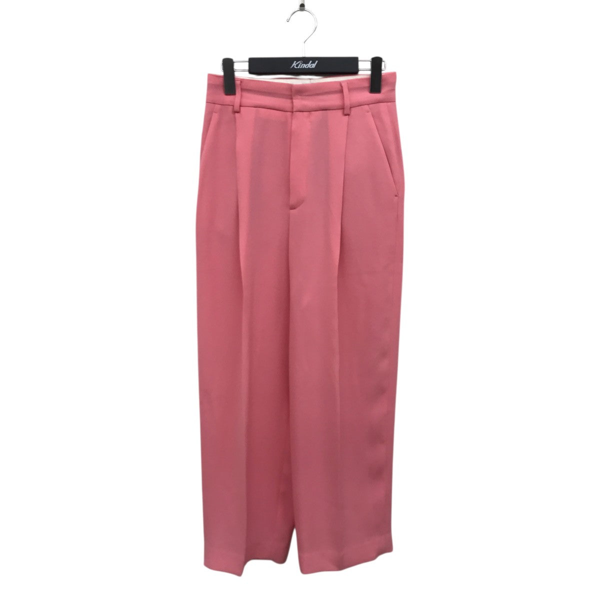 6(ROKU) BEAUTY＆YOUTH GEORGETTE TUCK PANTS 2 8614-202-0300スラックス 古着・中古-1枚目のアイテム画像