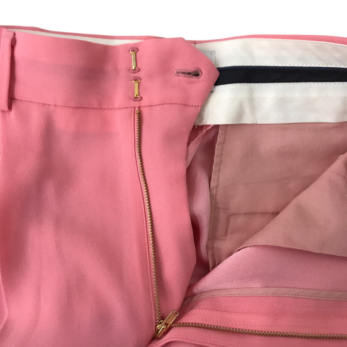 6(ROKU) BEAUTY＆YOUTH GEORGETTE TUCK PANTS 2 8614-202-0300スラックス 古着・中古-3枚目のアイテム画像
