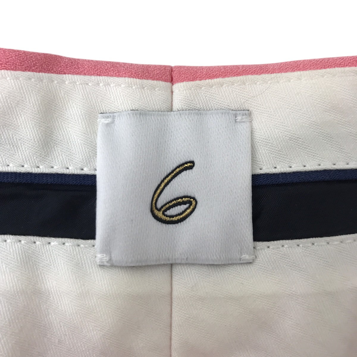 6(ROKU) BEAUTY＆YOUTH GEORGETTE TUCK PANTS 2 8614-202-0300スラックス 古着・中古-4枚目のアイテム画像