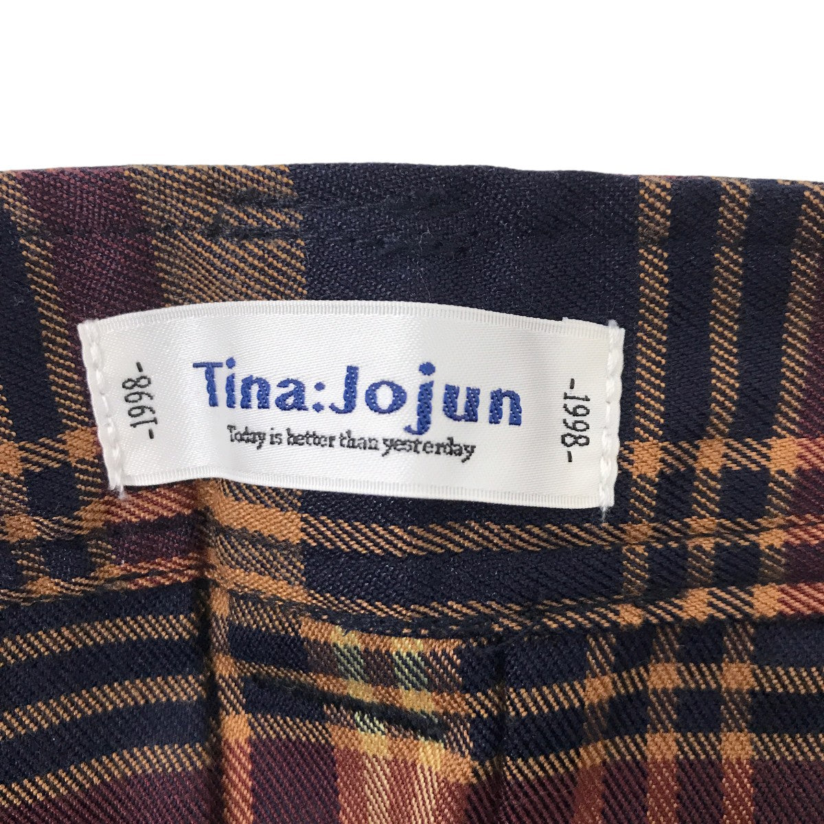 TINA JOJUN チェックスカートtnj611-0754 古着・中古-3枚目のアイテム画像