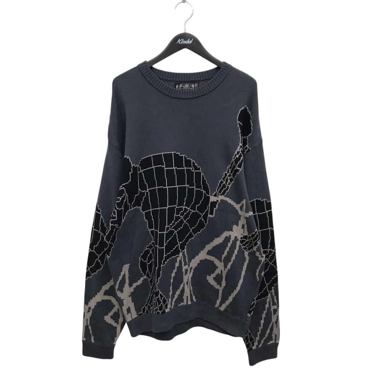 BAL JACQUARD COTTON CREWNECK SWEATERセーター 古着・中古-1枚目のアイテム画像