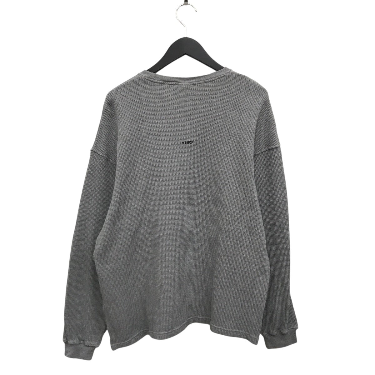 WWAFFLE 01   LS COTTON． SIGNロングスリーブカットソー232ATDT-CSM17