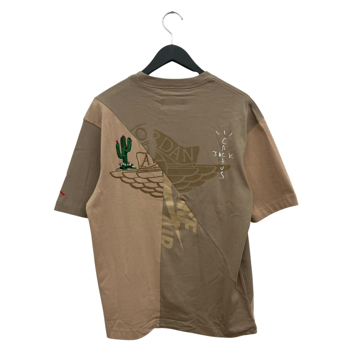 Air Jordan x Travis Cactus Jack T-Shirt Khaki Desert半袖カットソーCW3168-247