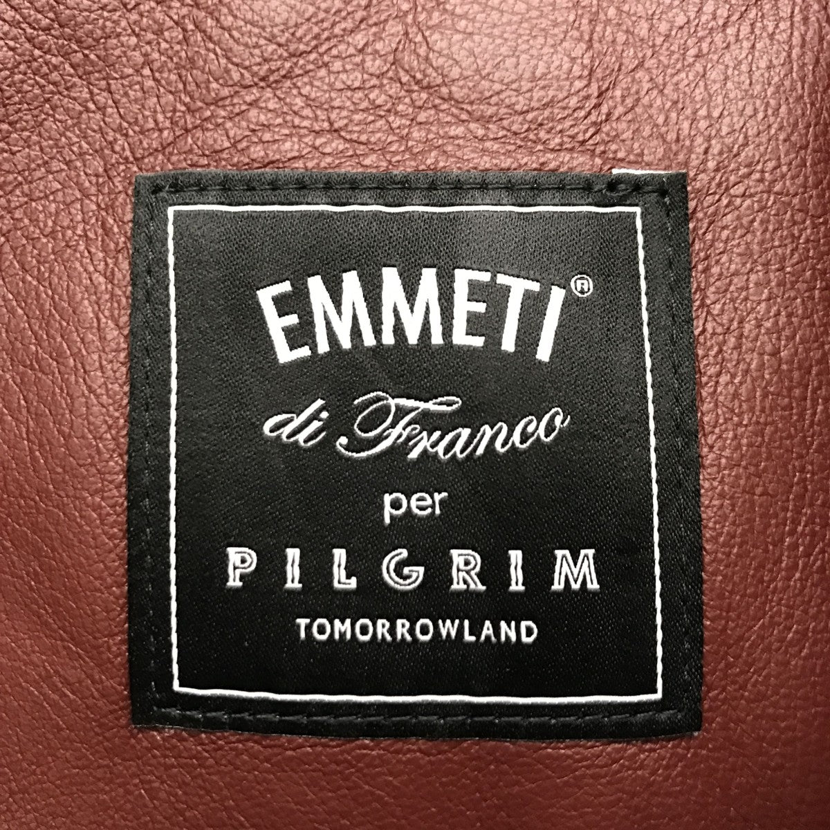 EMMETI 25AWレザージャケットper TOMORROWLAND PILGRIM 古着・中古-3枚目のアイテム画像