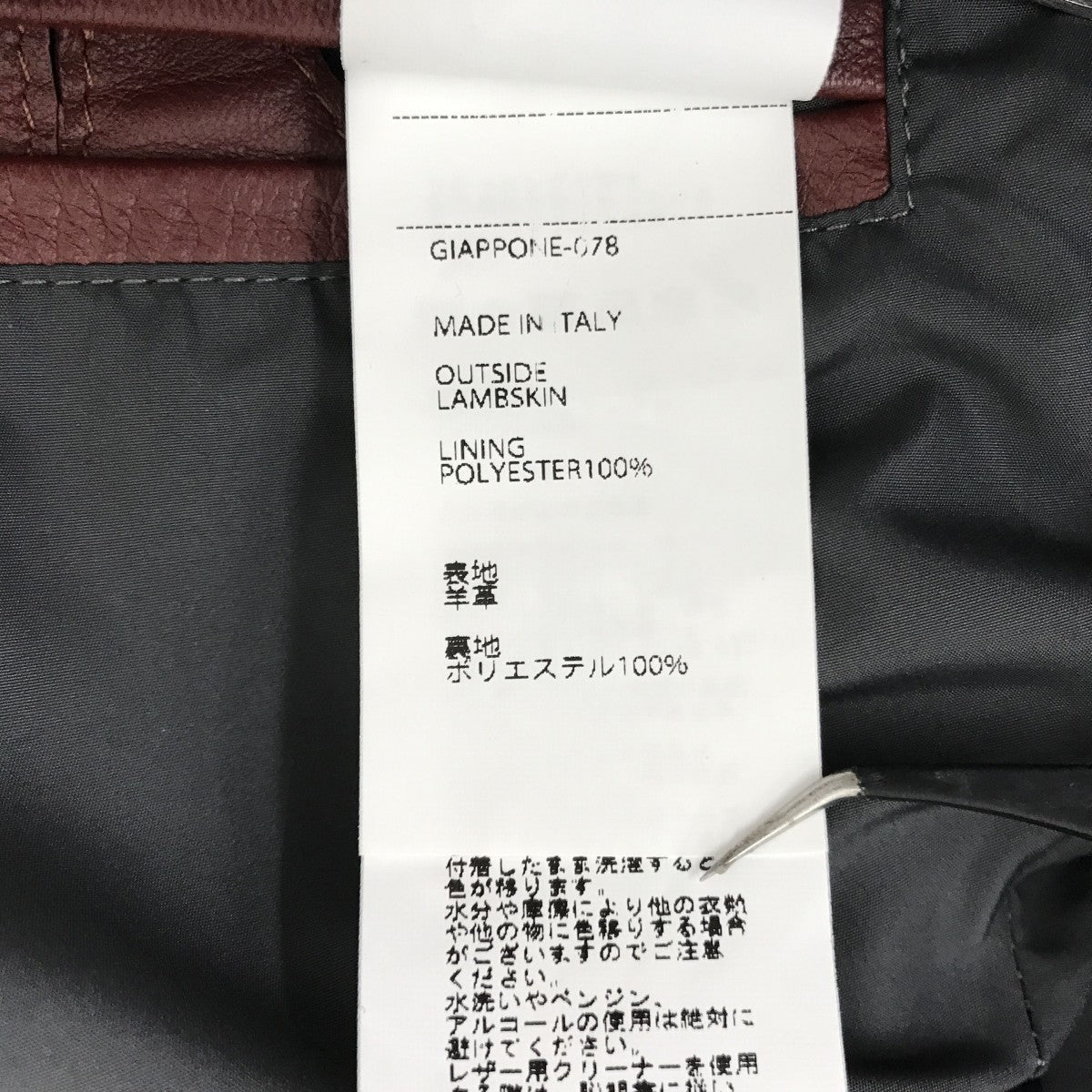 EMMETI 25AWレザージャケットper TOMORROWLAND PILGRIM 古着・中古-5枚目のアイテム画像