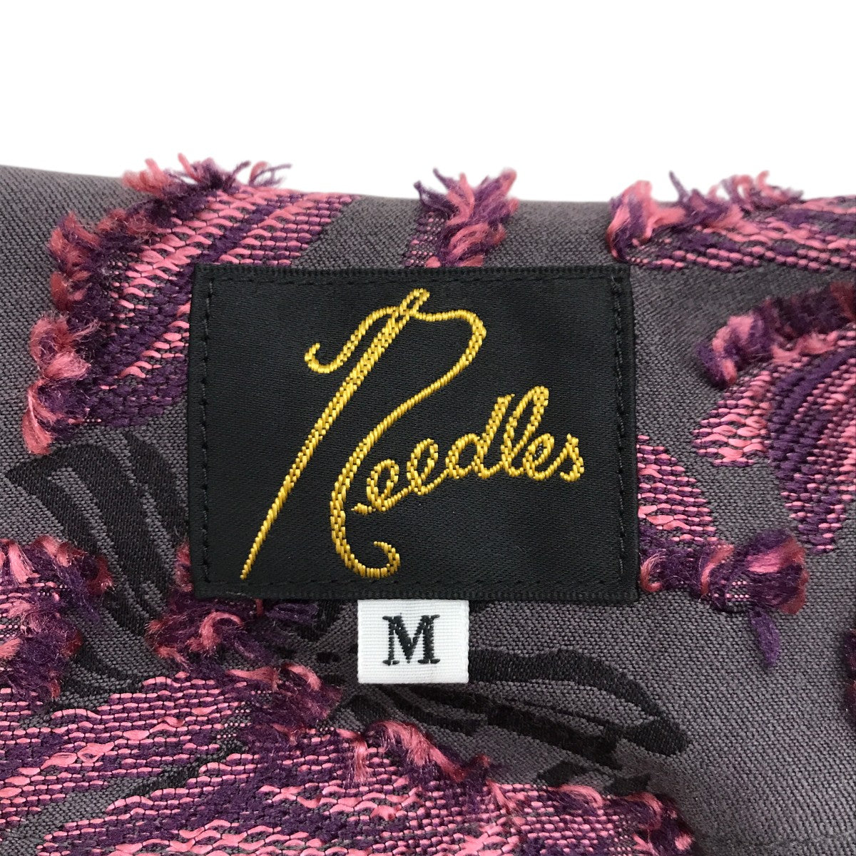 Needles V Neck Shirt Flower Cut jq花柄VネックロングスリーブシャツPU223 古着・中古-3枚目のアイテム画像
