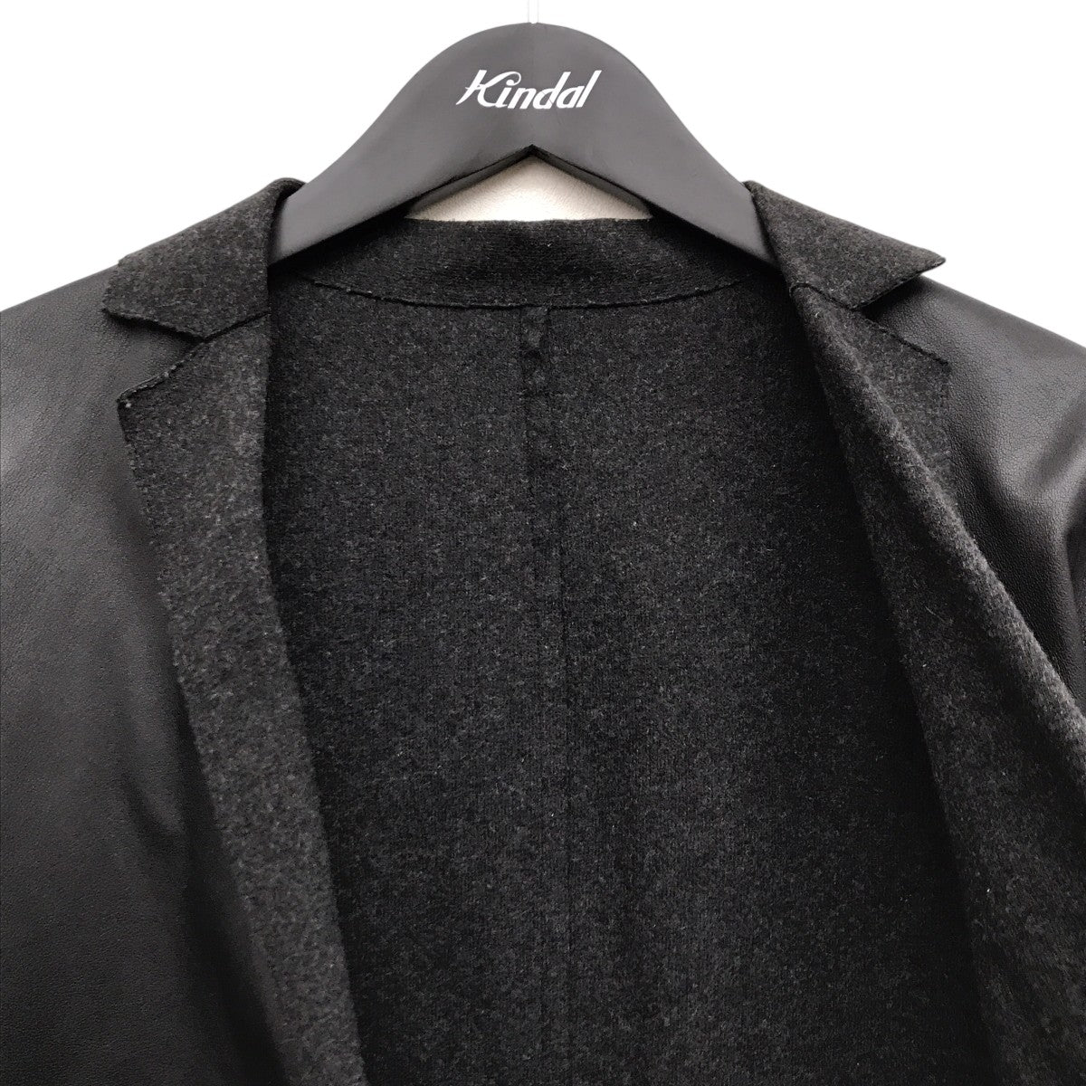 EMPORIO ARMANI(エンポリオアルマーニ) レザー切替テーラード