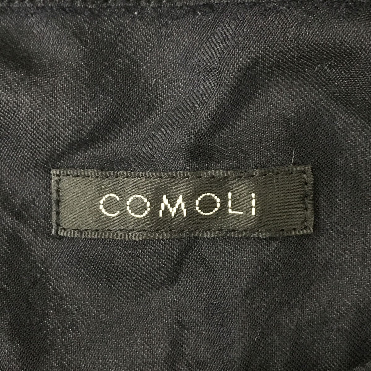 COMOLI ウールシルク プルオーバーシャツ長袖シャツZ01-02009 古着・中古-3枚目のアイテム画像