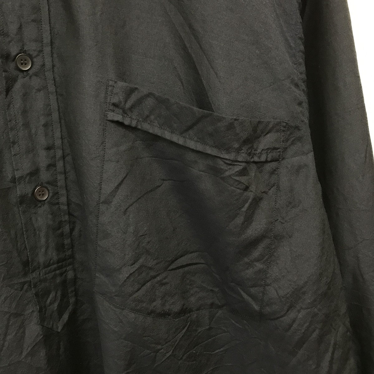 COMOLI ウールシルク プルオーバーシャツ長袖シャツZ01-02009 古着・中古-8枚目のアイテム画像