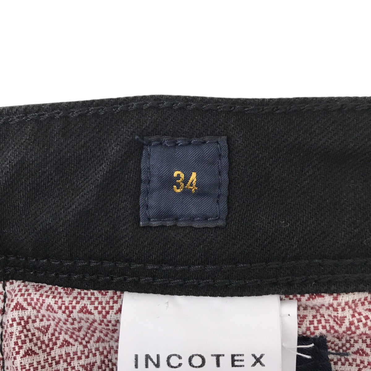 ストレッチ スリムテーパード ブラックジーンズデニムパンツX0630080W