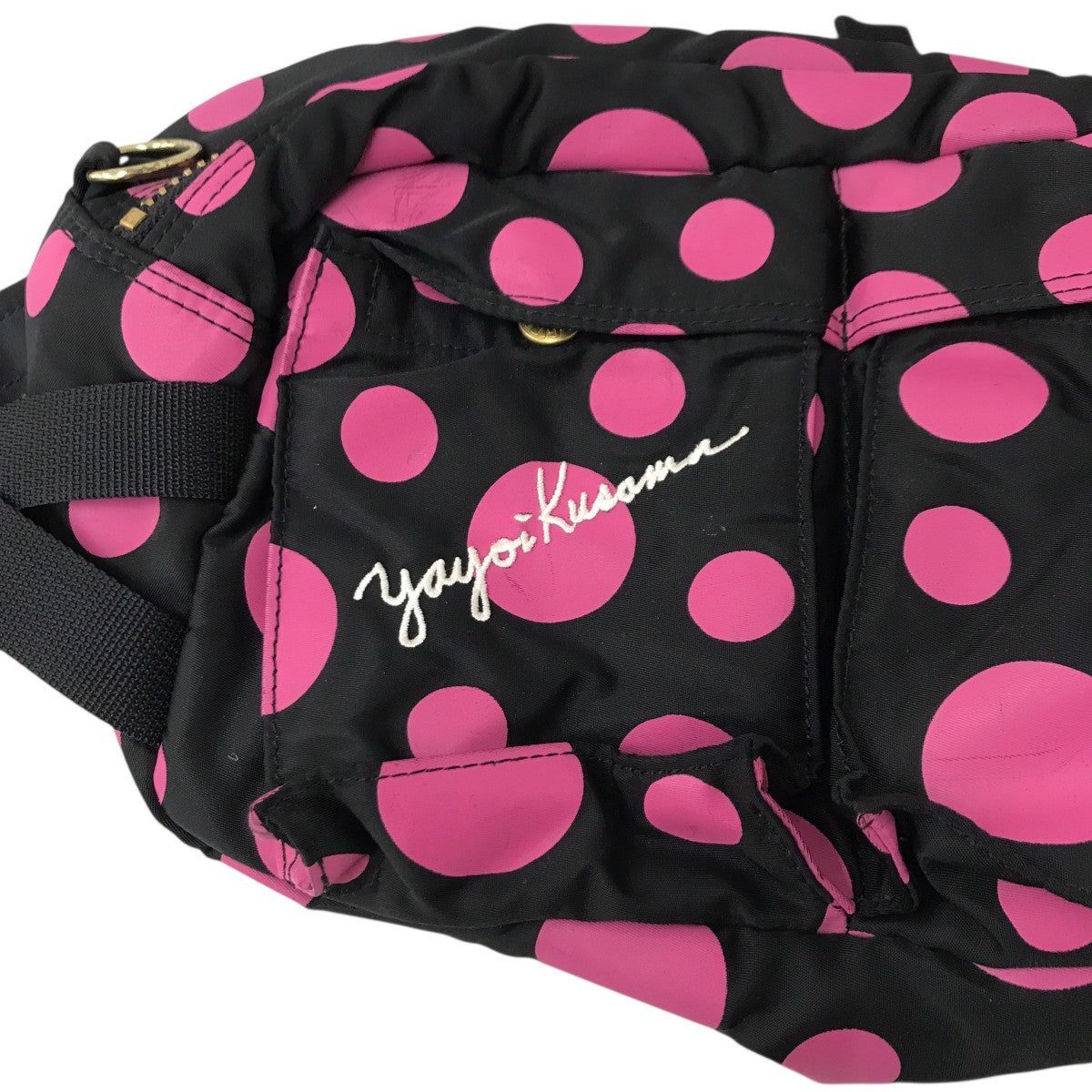 PORTER×X-LARGE×X-girl ドット柄ボディバッグ 古着・中古-4枚目のアイテム画像