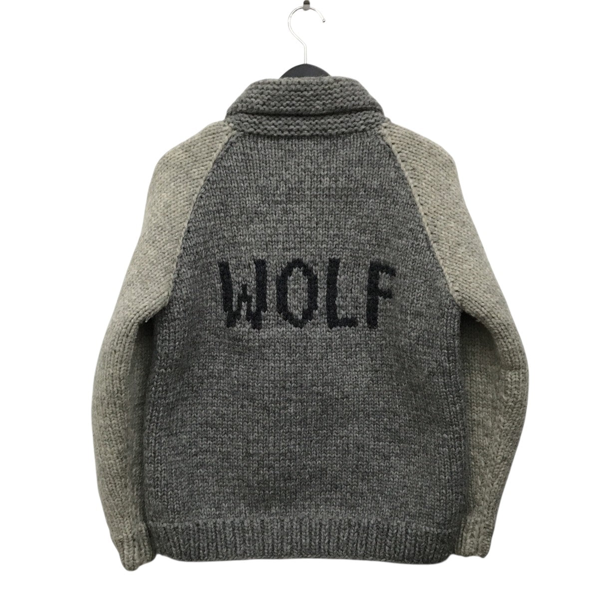 WOLFカウチンニットカーディガン