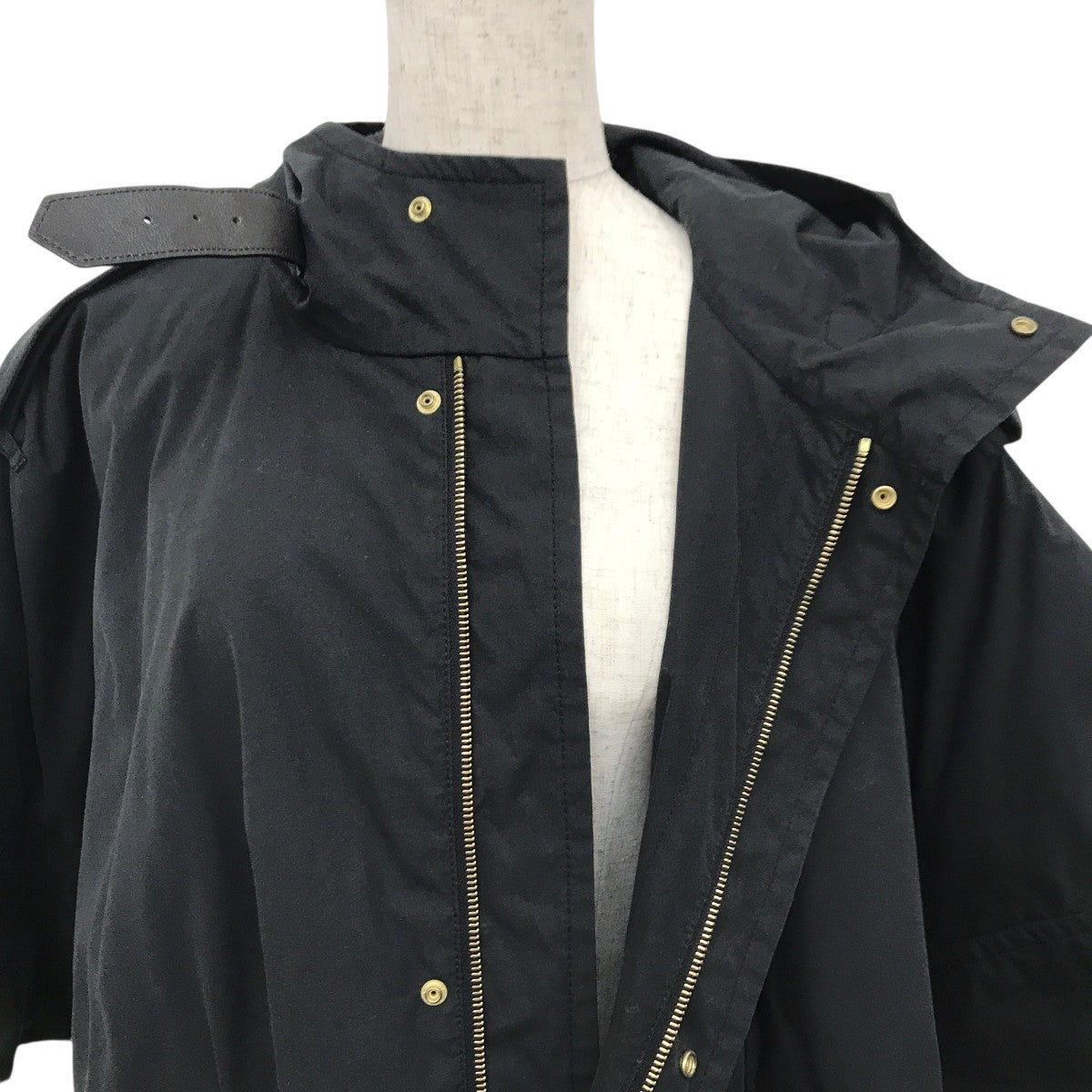 ポンチョ風ダウンコート6525-299-0466