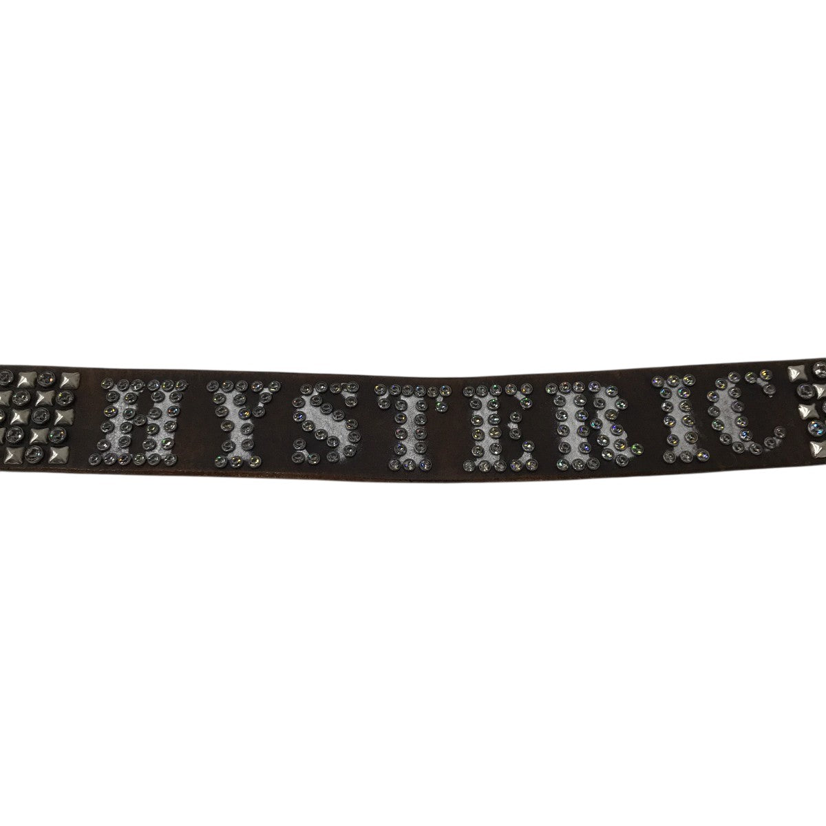 Hysteric Glamour×BALTAZAR スワロフスキー スタッズベルト ダーク