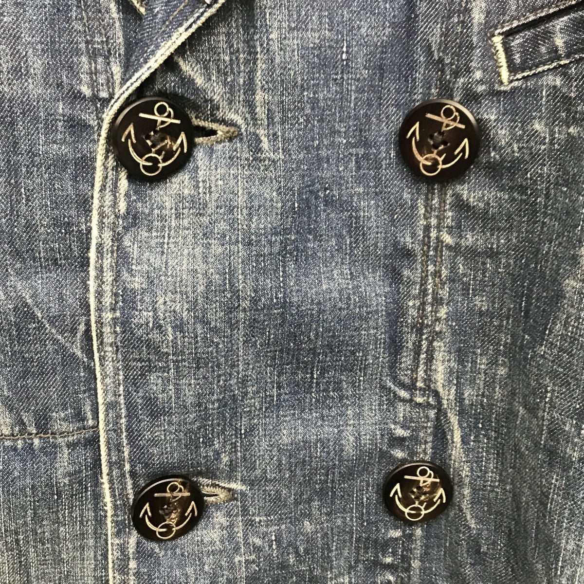 RRL(ダブルアールエル) ショールカラーデニムコート インディゴ サイズ