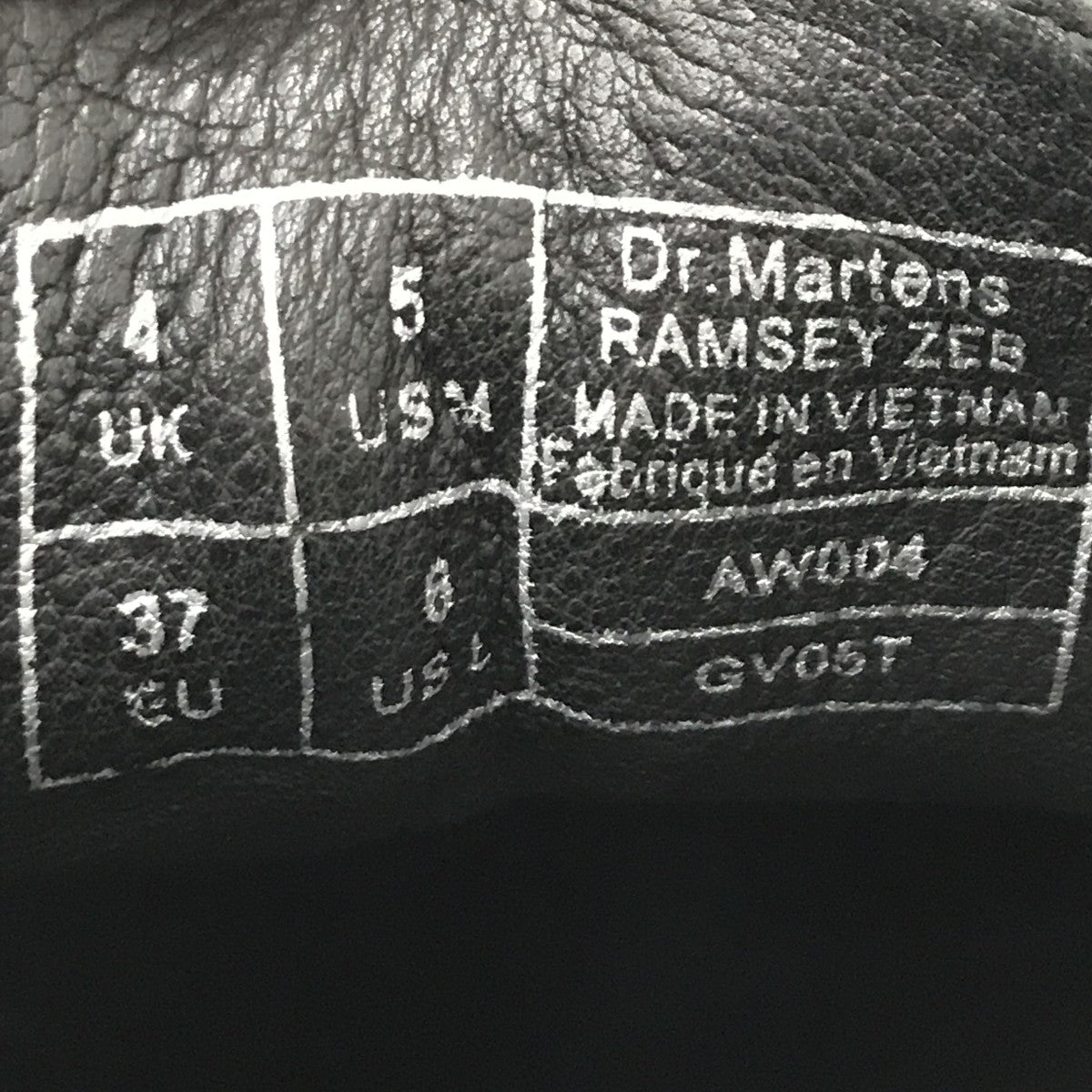 RAMSEY ZEBレザースニーカーGV05T