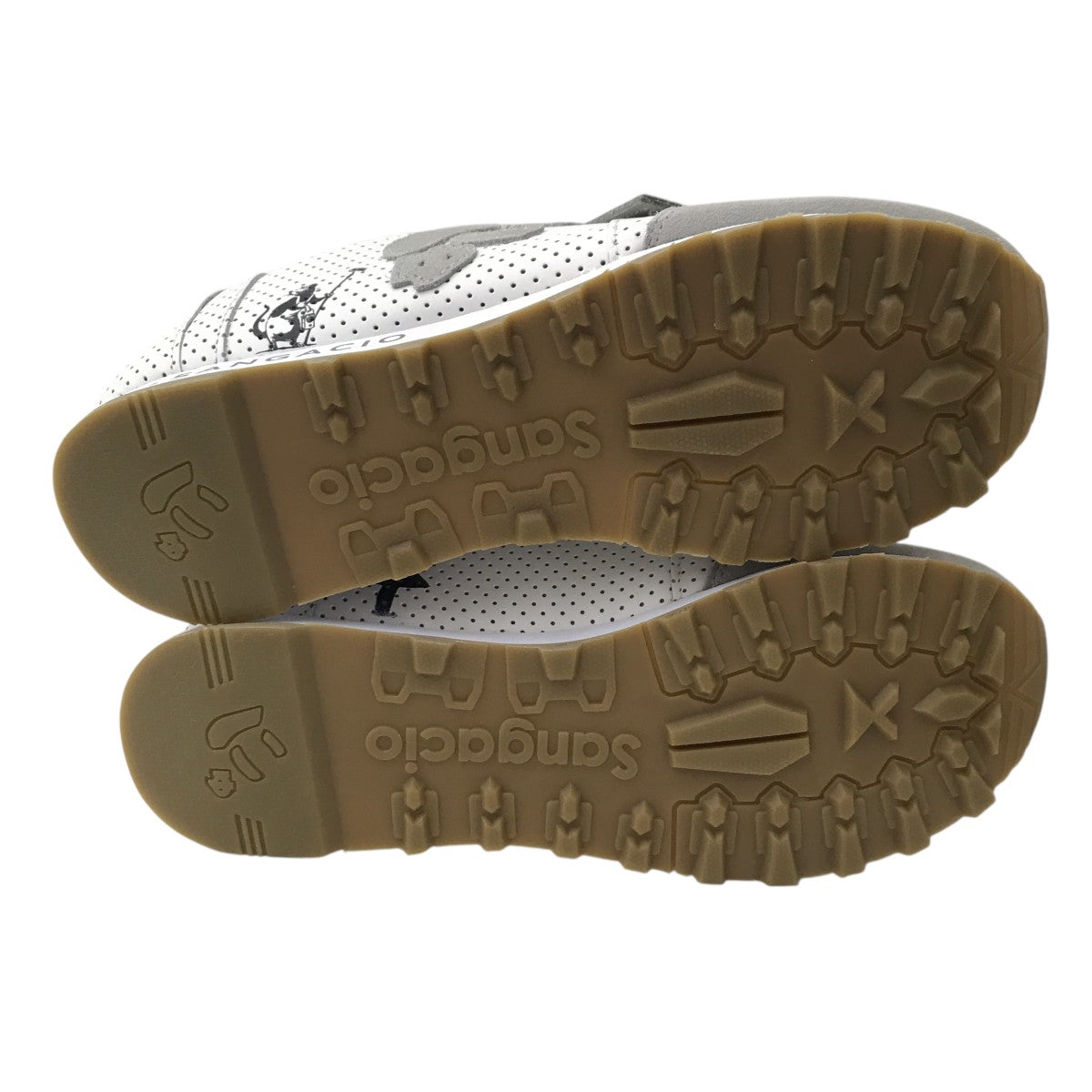 SANGACIO(サンガッチョ) にゅ〜ずMOM BRANDALISEDスニーカー ホワイト