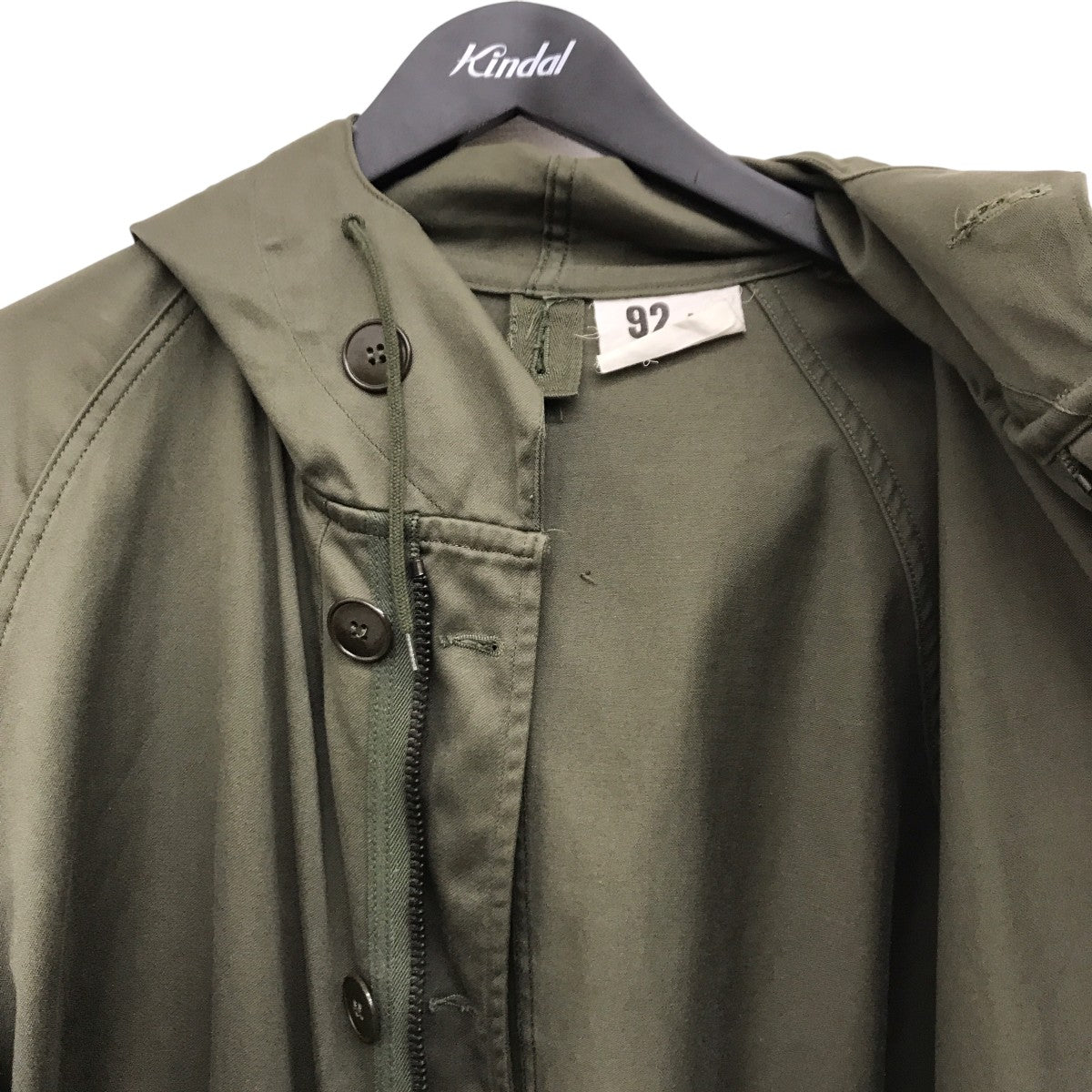 French Army 70s french army M-64 field hoodieモッズコート 古着・中古-5枚目のアイテム画像