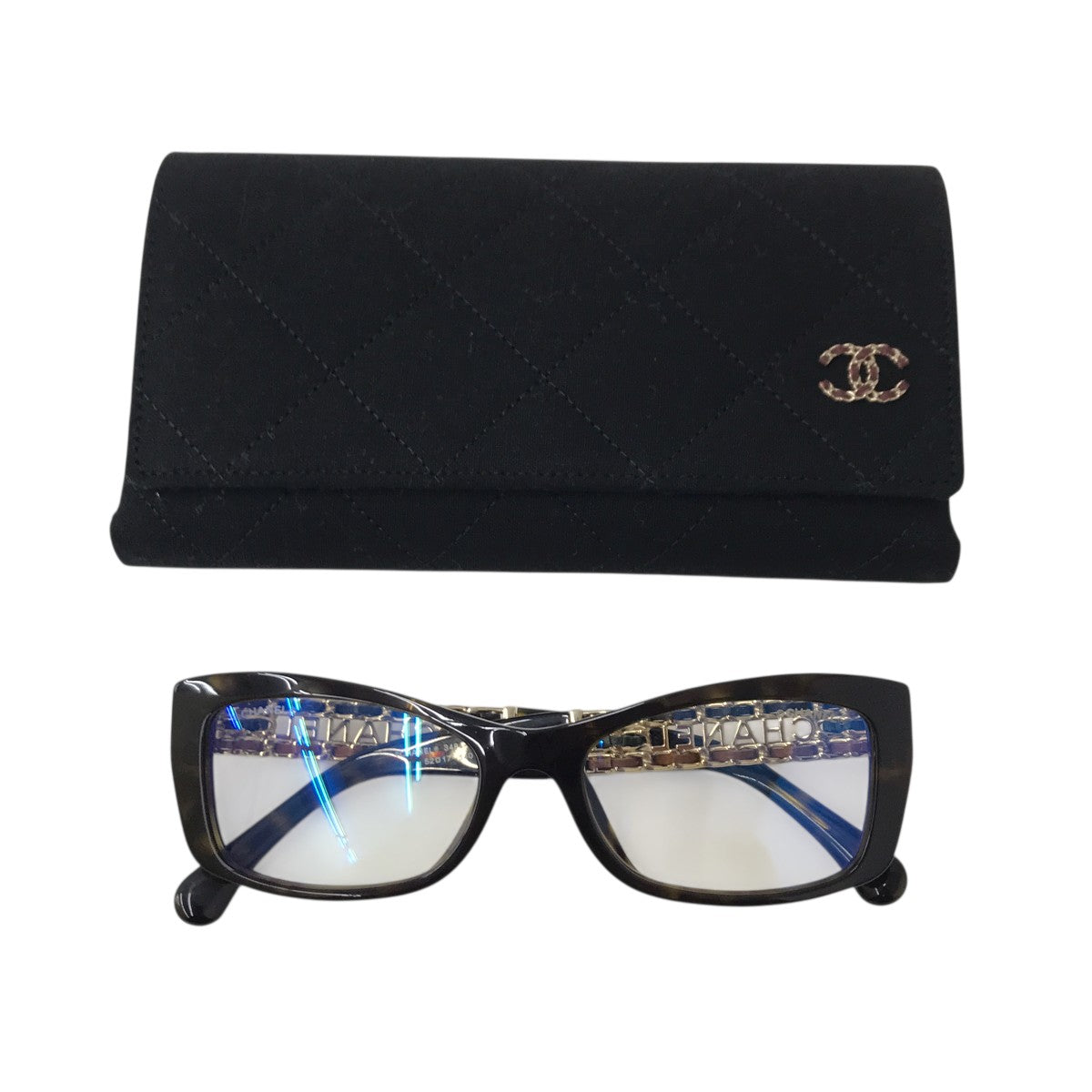 CHANEL(シャネル) レクタングル シェイプ眼鏡3484-S-A 3484-S-A 