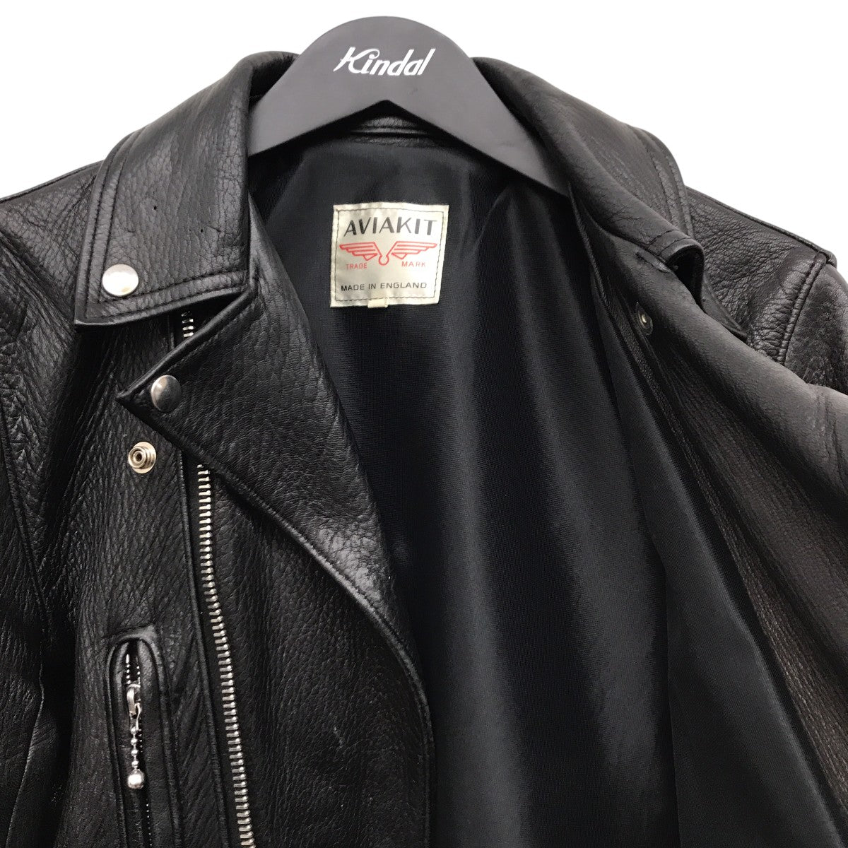 Lewis Leathers×THE REAL McCOY'S ダブルライダースジャケット ディア